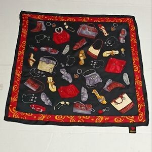 ❤️BRIGHTON SHOES WATCHES PURSES JEWELRY SUNGLASSES THEME Bandana Scarf 20x21